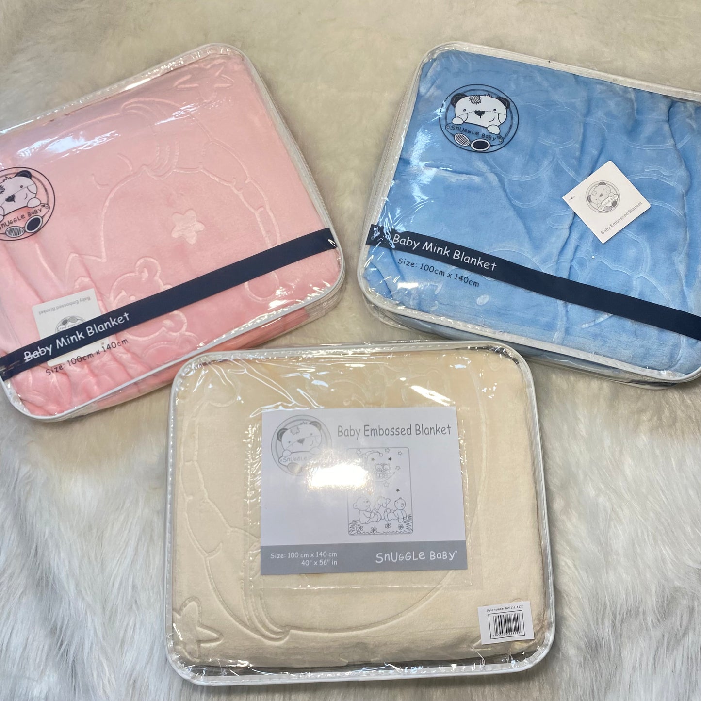 teddy blanket 100cm by 140cm