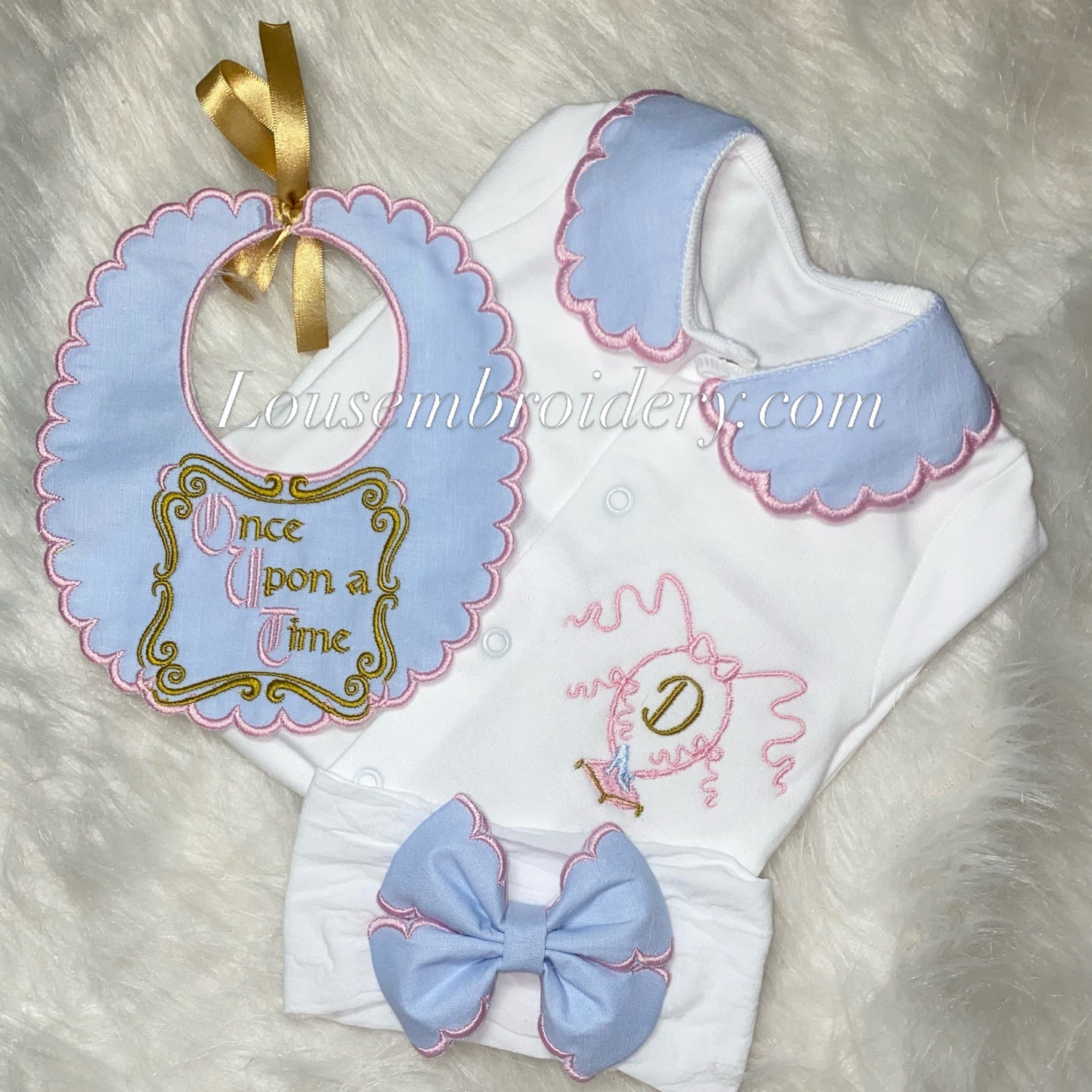 Princess set with inital (made to order)