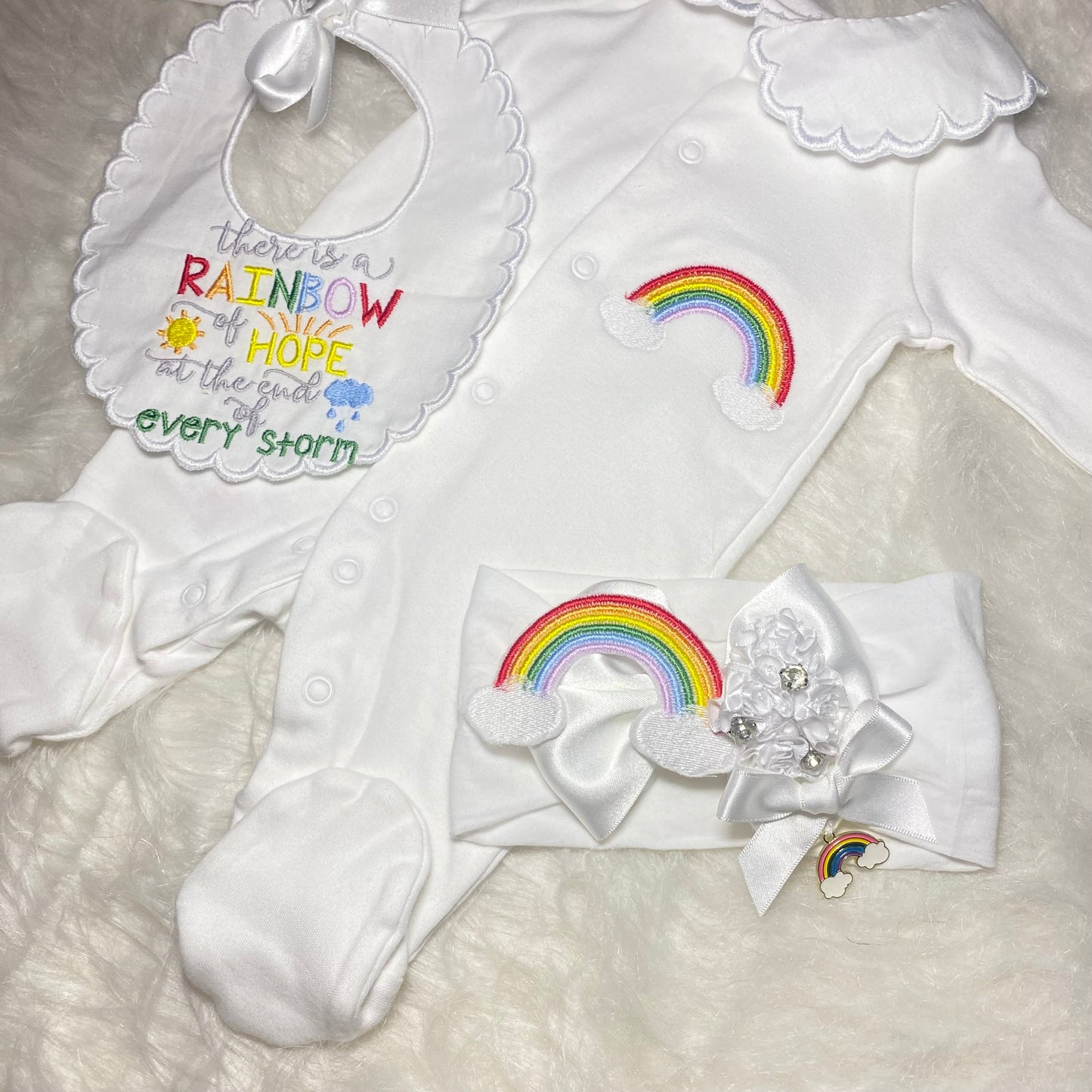 Rainbow baby set ๐