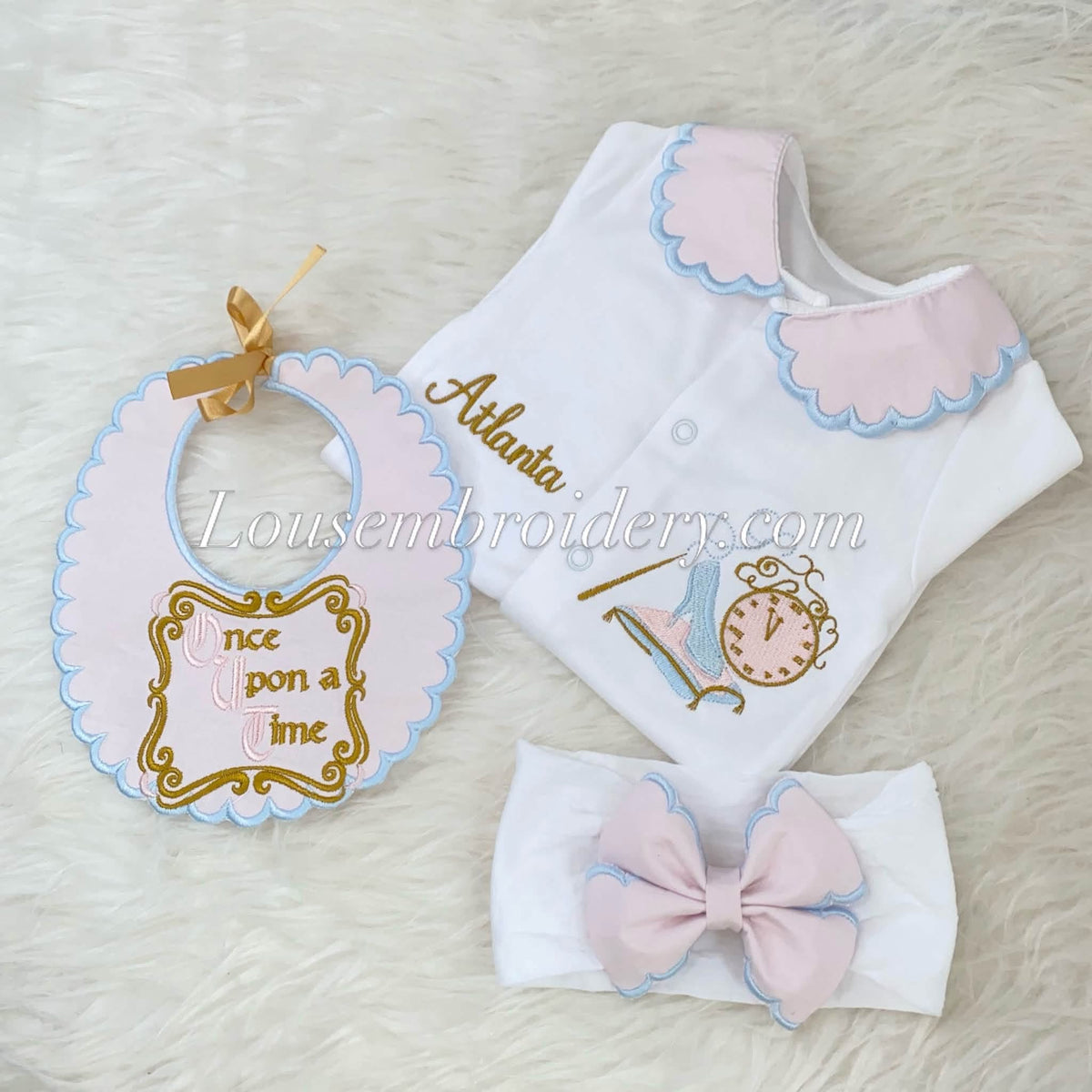 Cinderella blue and pink set (made to order)
