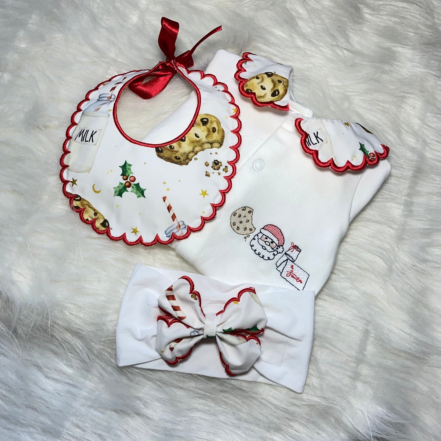 Milk and cookies set (HEADBAND SOLD SEPARATELY)