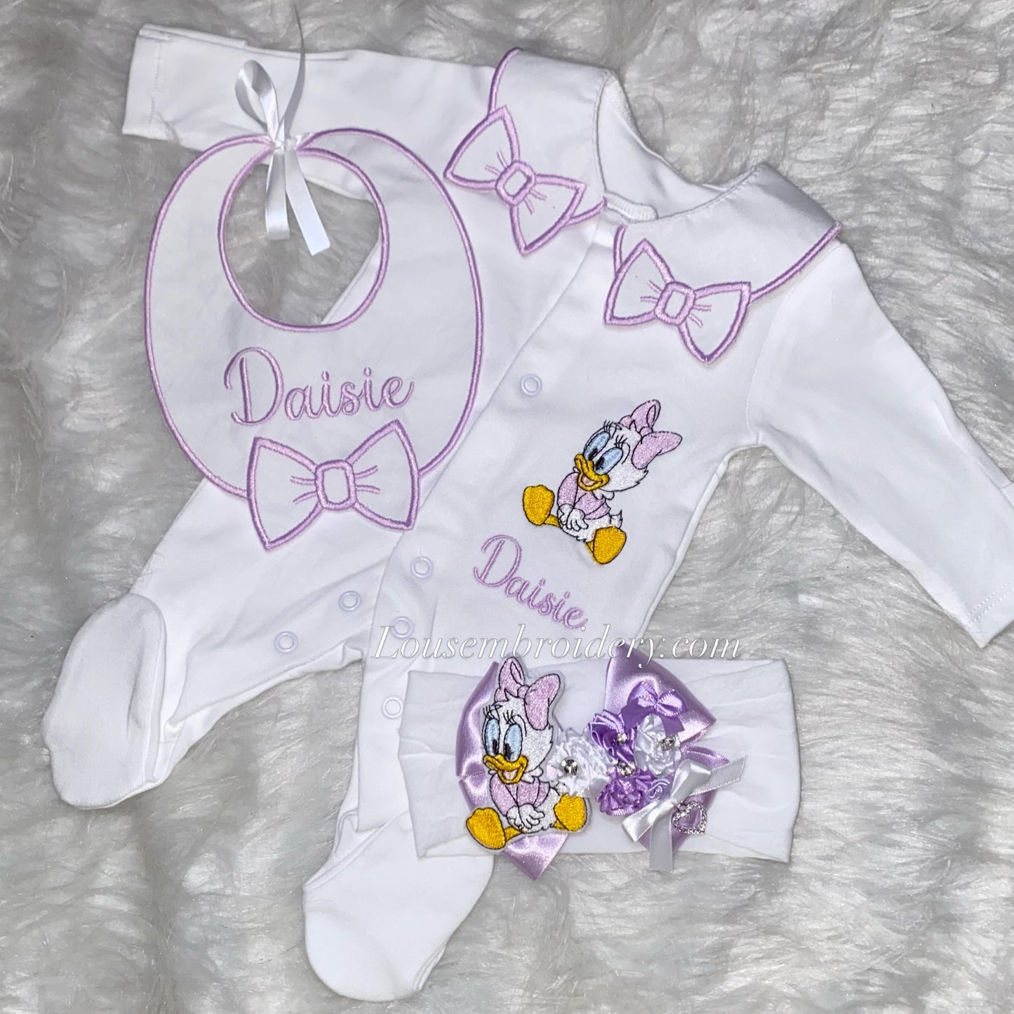 Baby bow duck set