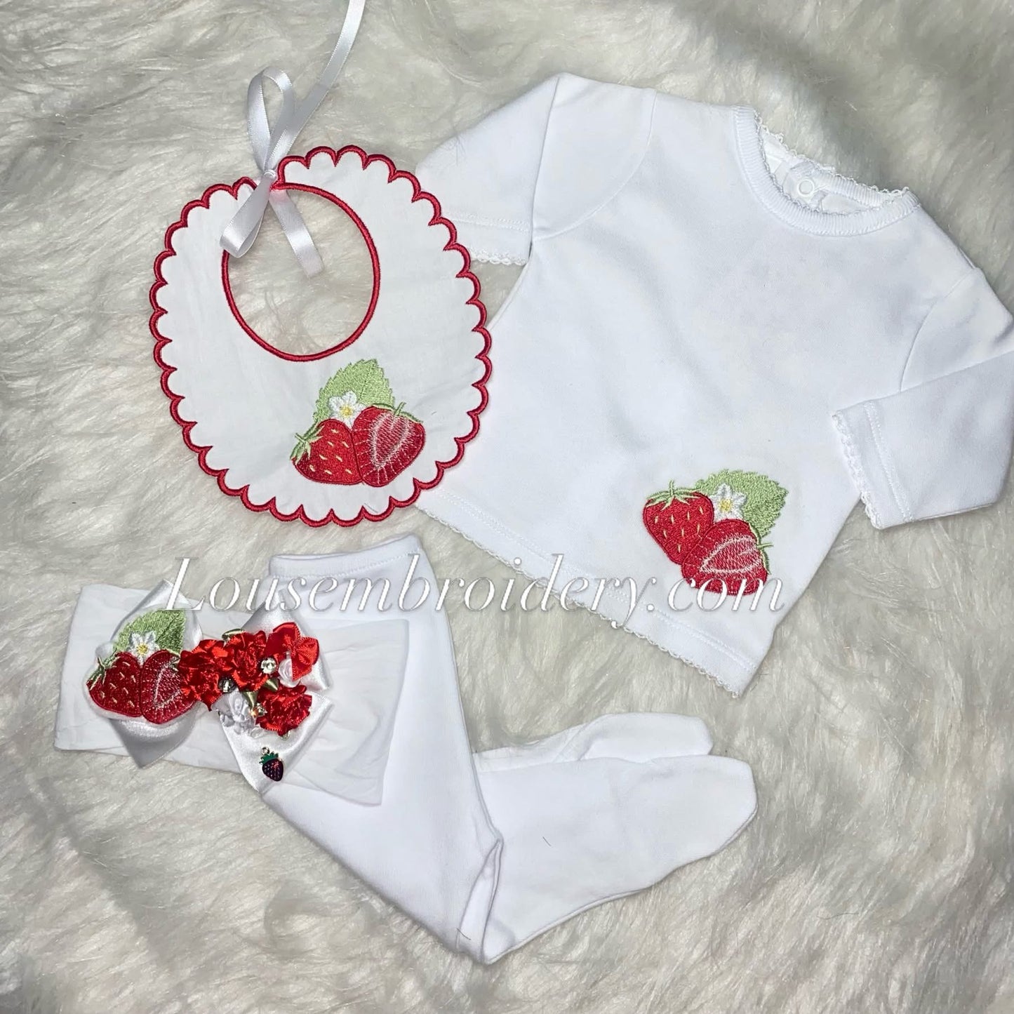 Strawberry set ( MADE TO ORDER)