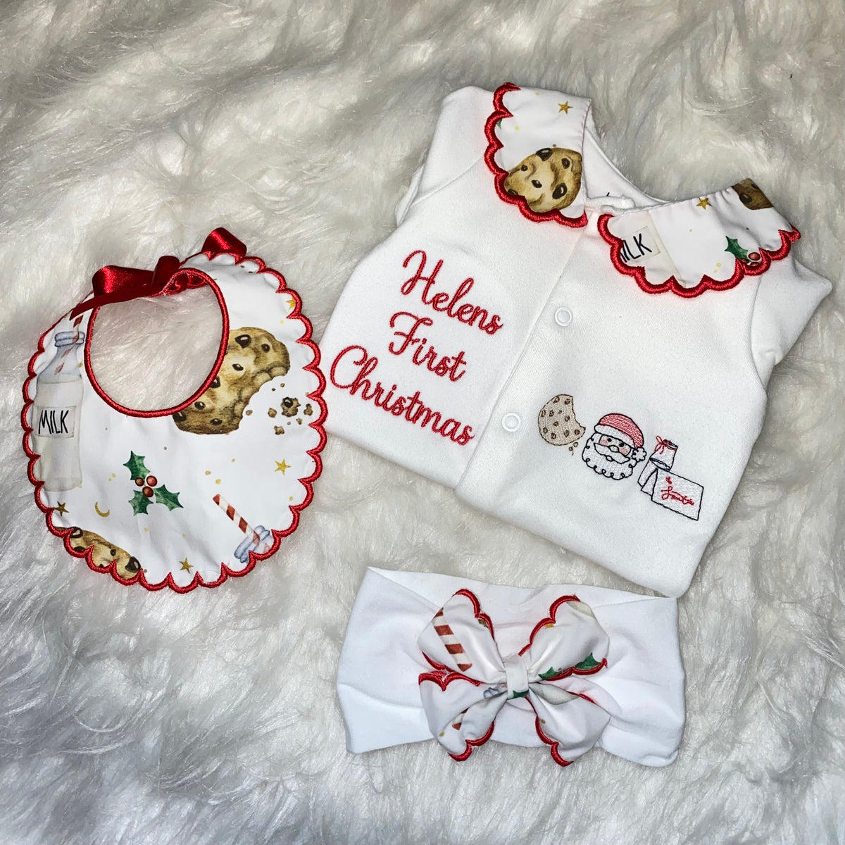 Milk and cookies set made to order  leave name in notes