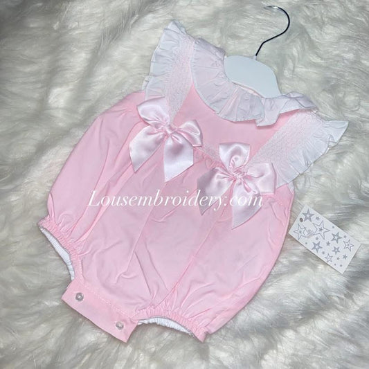 Girls romper pink