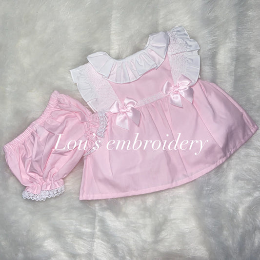 Pink and white set