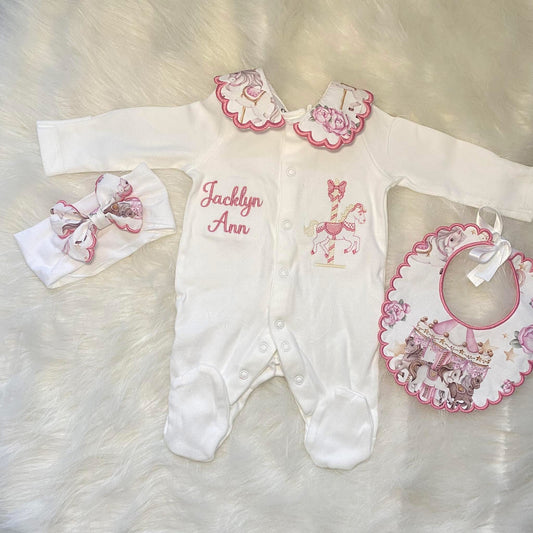 Carousel sleepsuit (JUST THE SLEEPSUIT)