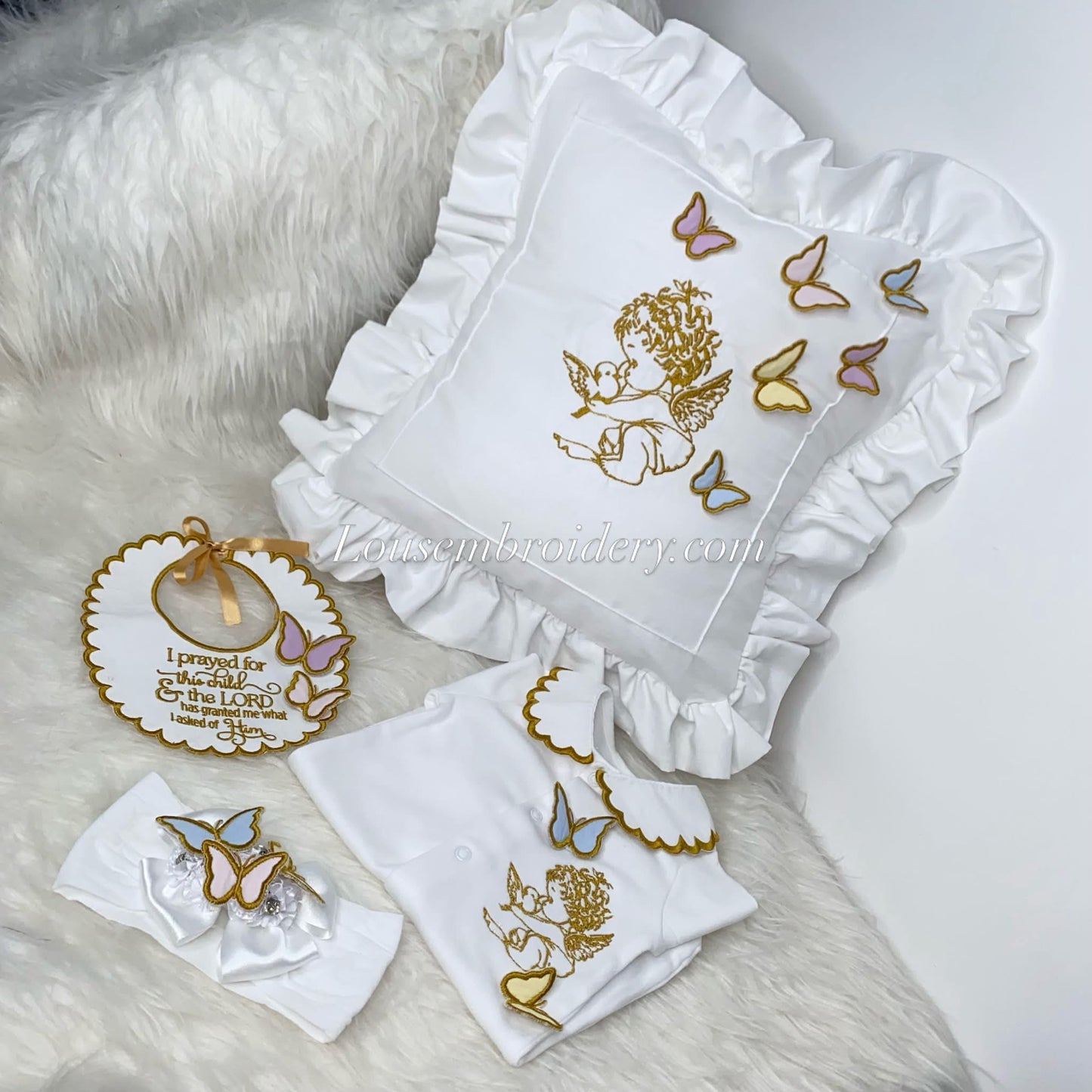 Cherub butterfly set - MADE TO ORDER