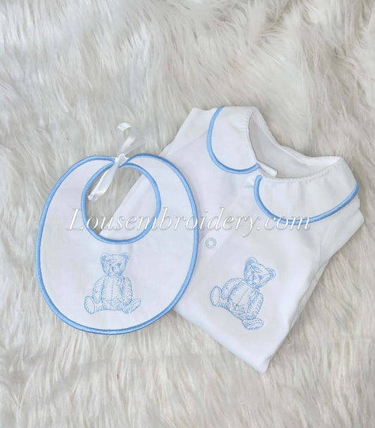 Bear set - made to order - can be made in other colours beige,red,navy ect