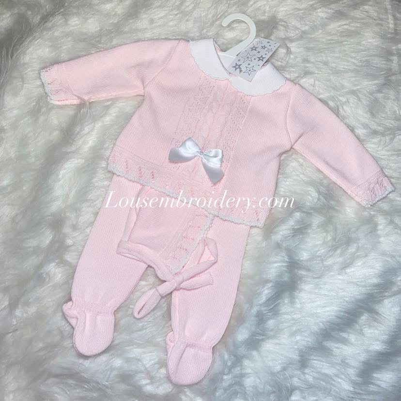 Girls 3 peice knitted set