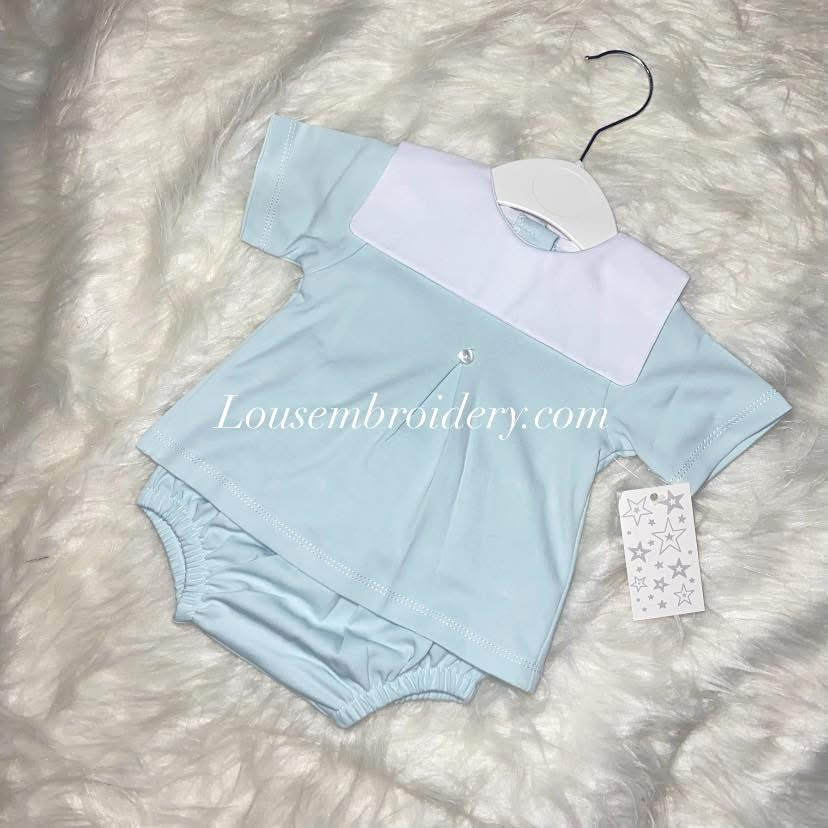 Boys mint two peice set