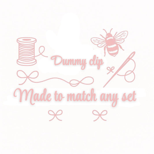 Dummy clip to match any set ( made to order)