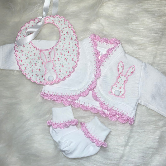 Bunny cardigan set