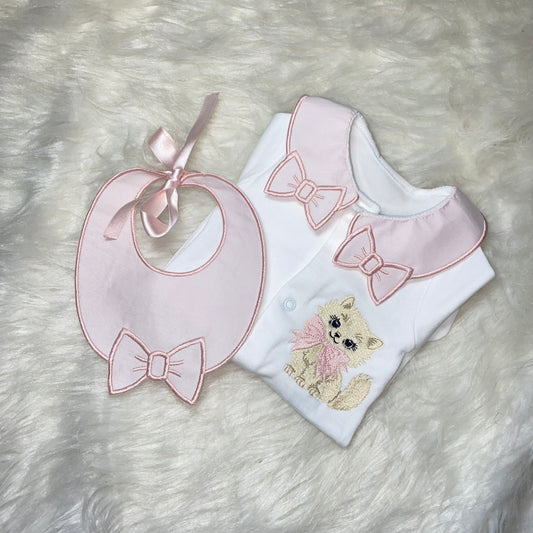Bow kitten (MADE TO ORDER)