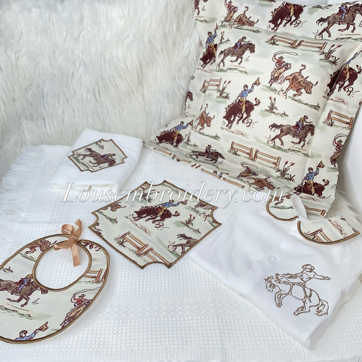 Cowboy hospital set - ready to post.