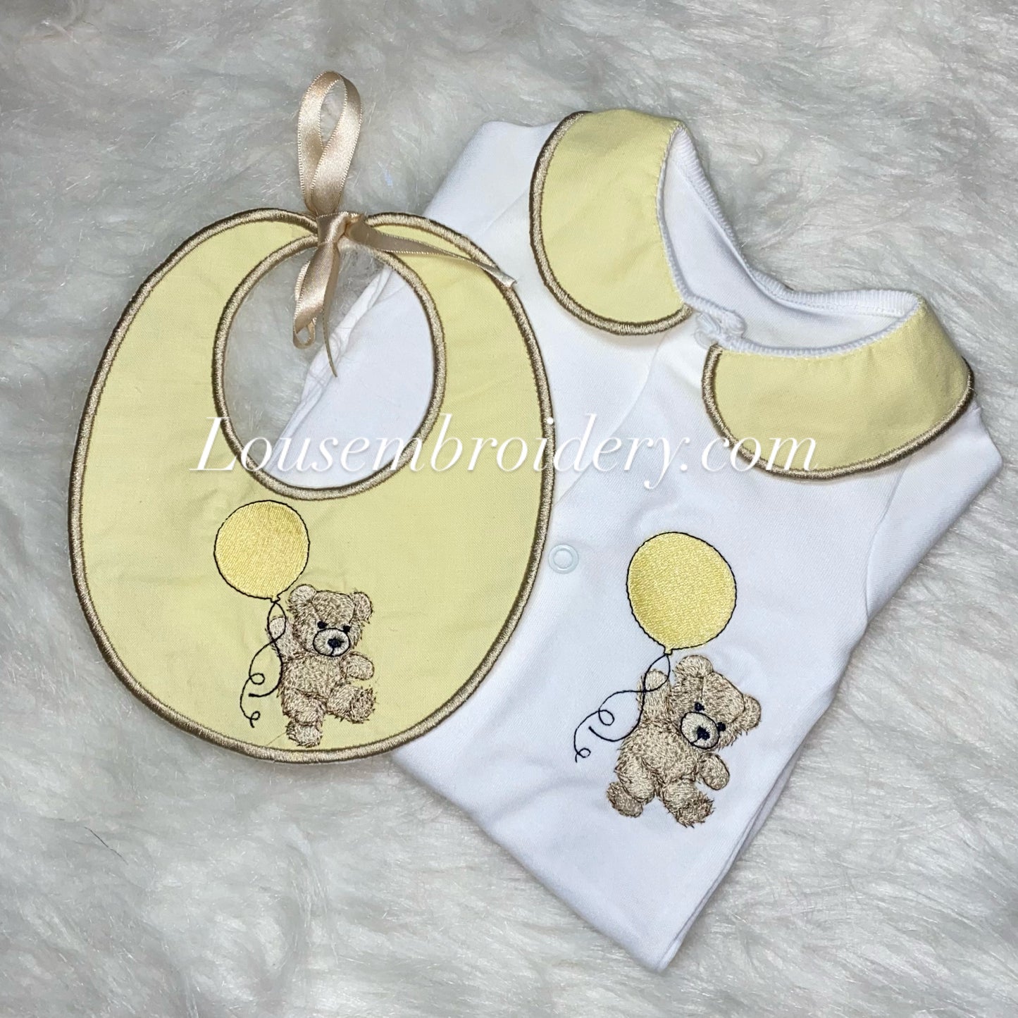 Bear balloon yellow ( MADE TO ORDER)