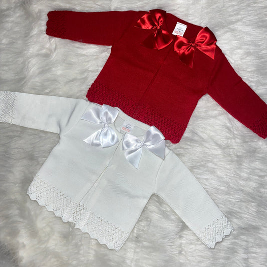 Bow cardigan