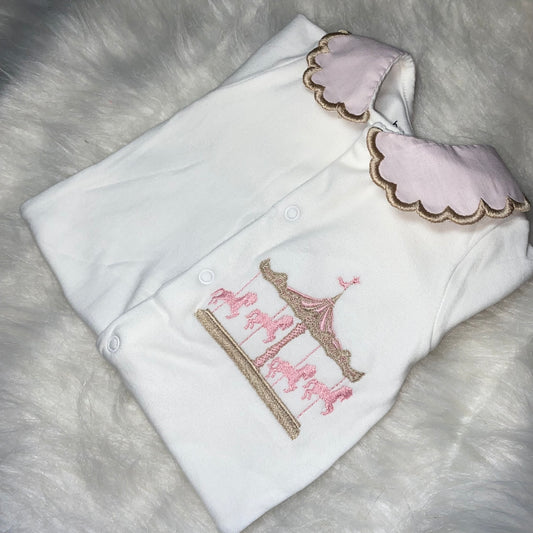 Carousel babygrow (please leave name in order notes)