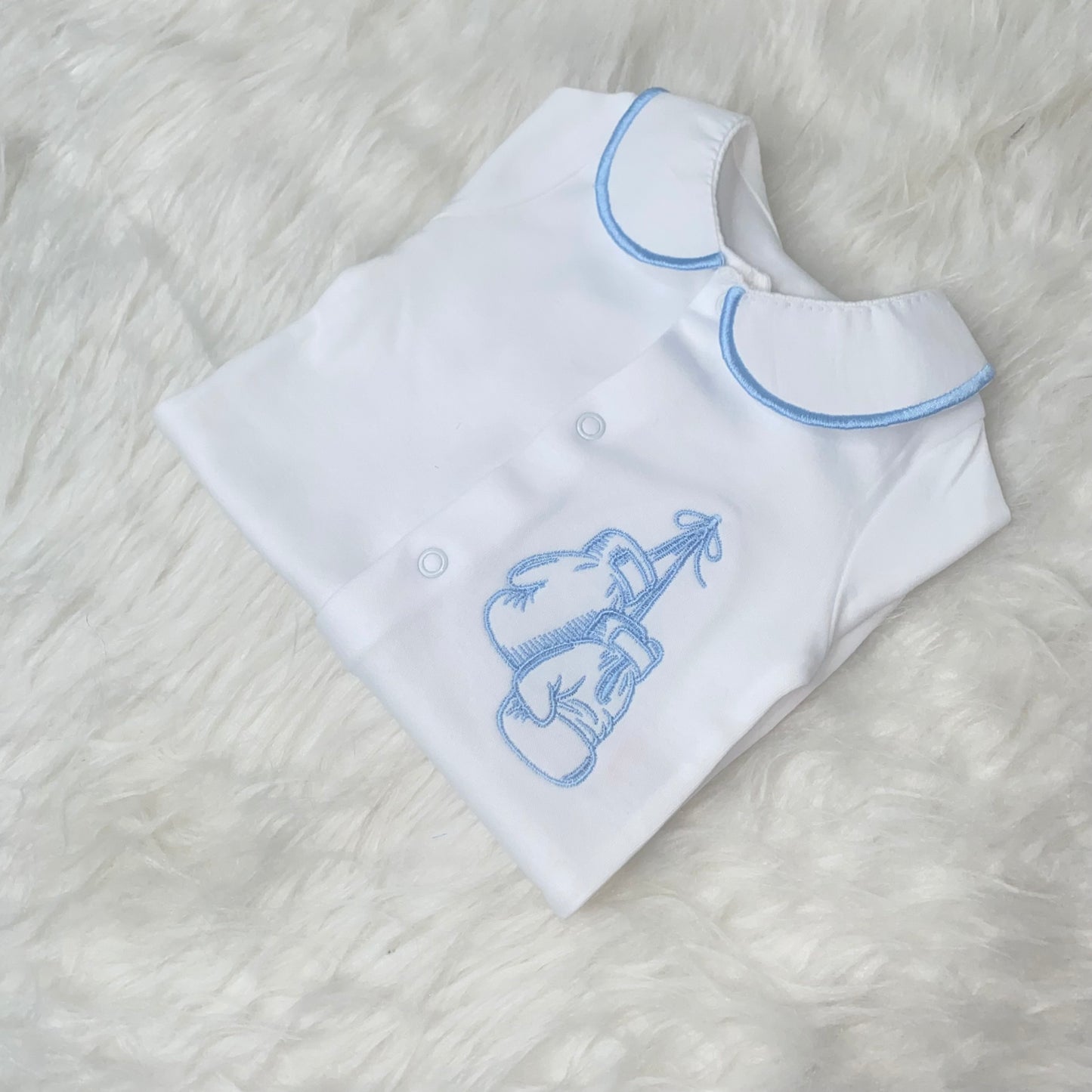 Boxing gloves babygrow (made to order)