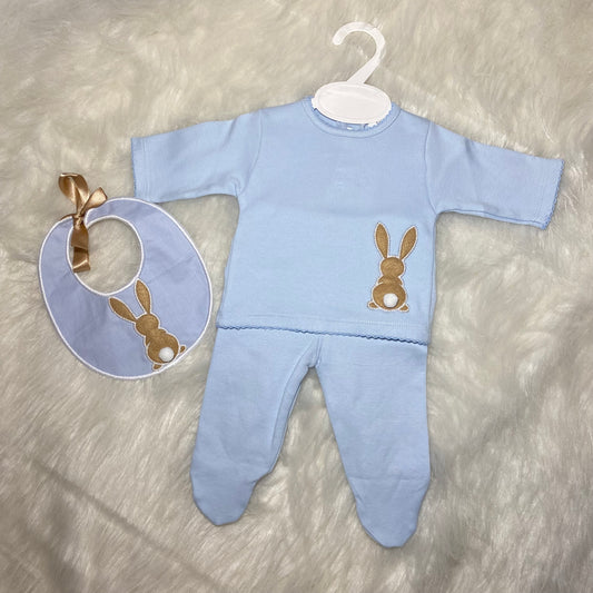 Blue 0m/newborn bunny set