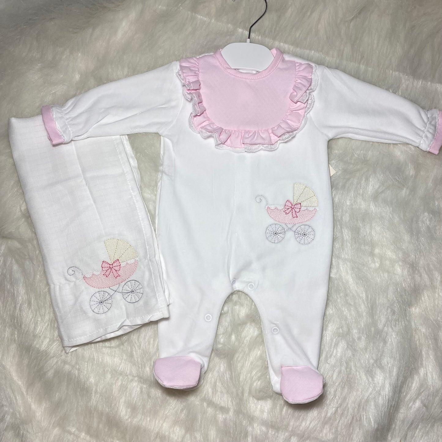 Pram 3m velour set