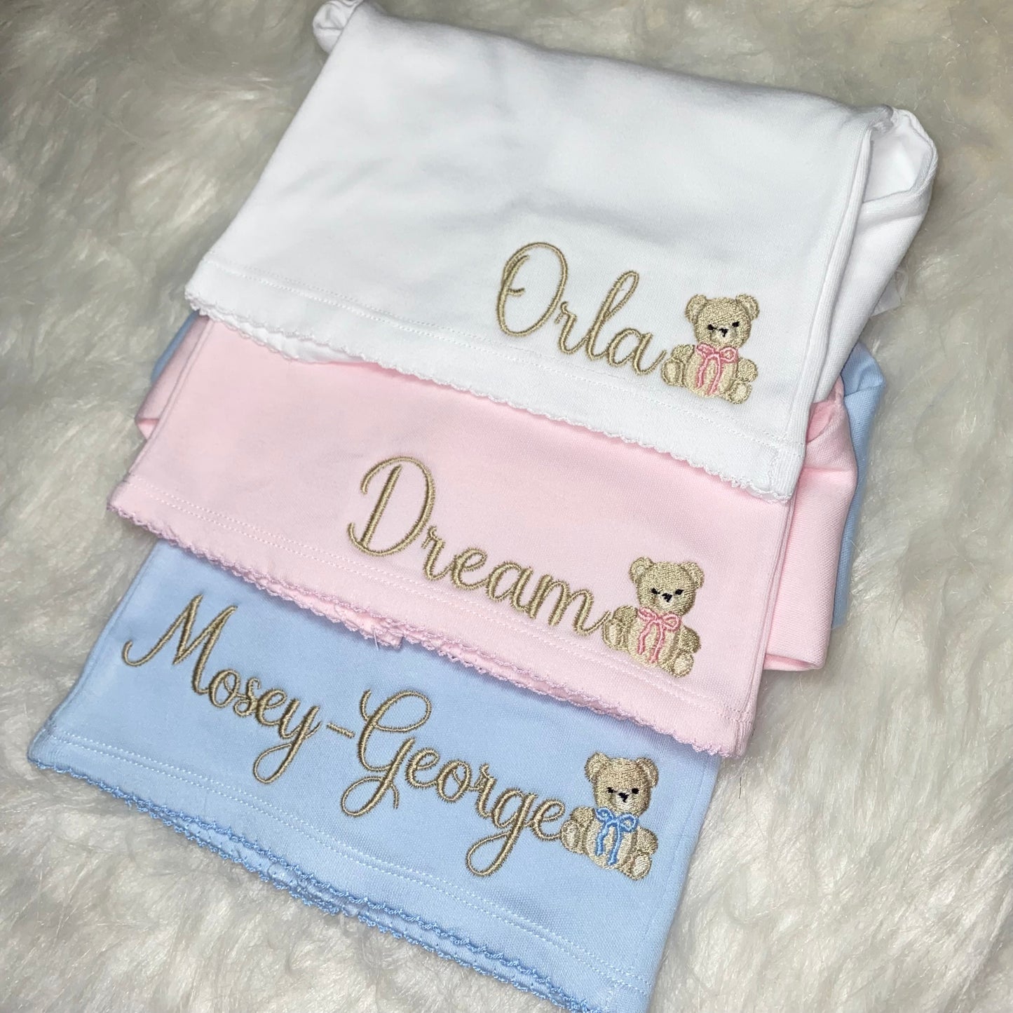 Personalised bear set  made to order
