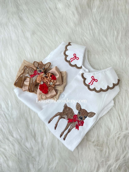 Winter deer - made to order